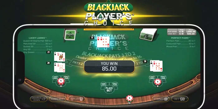 Blackjack Player's Choice – Blackjack Online Populer dengan Taruhan Unik Istimewa